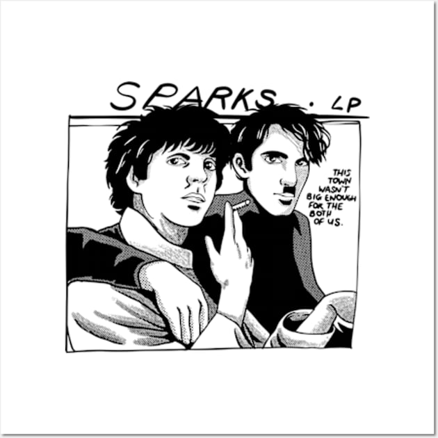 Sparks - 80s Retro Wall Art by BlockersPixel